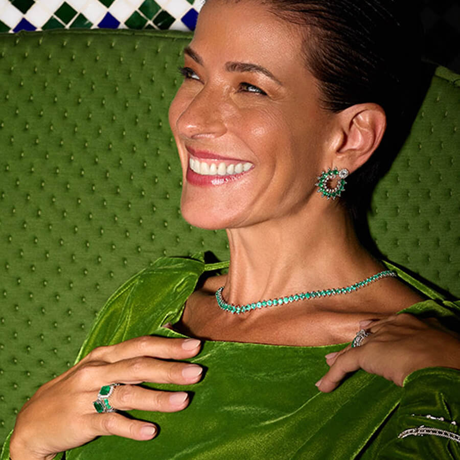 Brincos de ouro 18K Carla Amorim