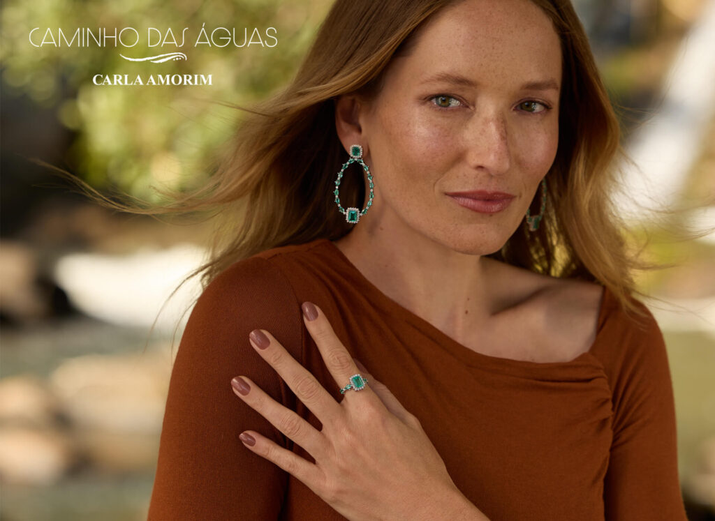 Coleção Caminho das Águas de Carla Amorim, joias em ouro 18K