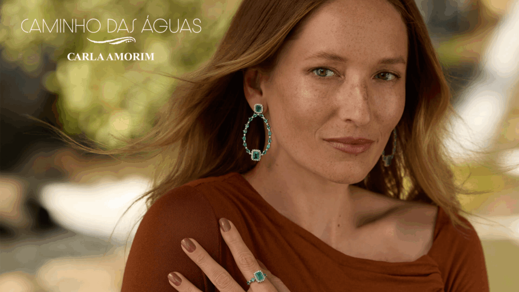 Coleção Caminho das Águas de Carla Amorim, joias em ouro 18K