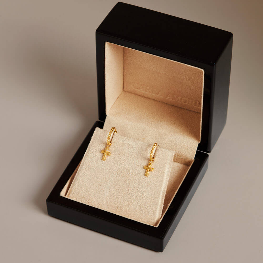 Argola Cruz Espuma Petit - Imagem 4