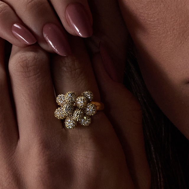 Anel Cacho Diamante - Imagem 3