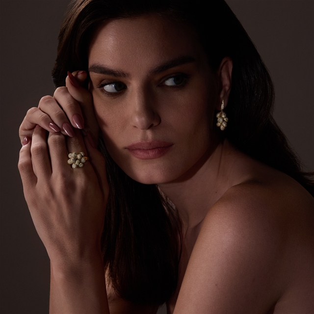 Anel Cacho Diamante - Imagem 2