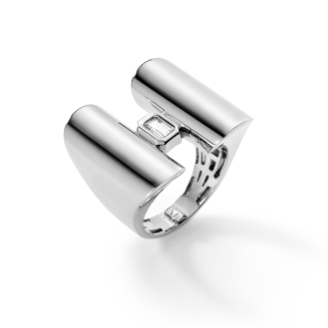 Anel Brasília Emerald Cut