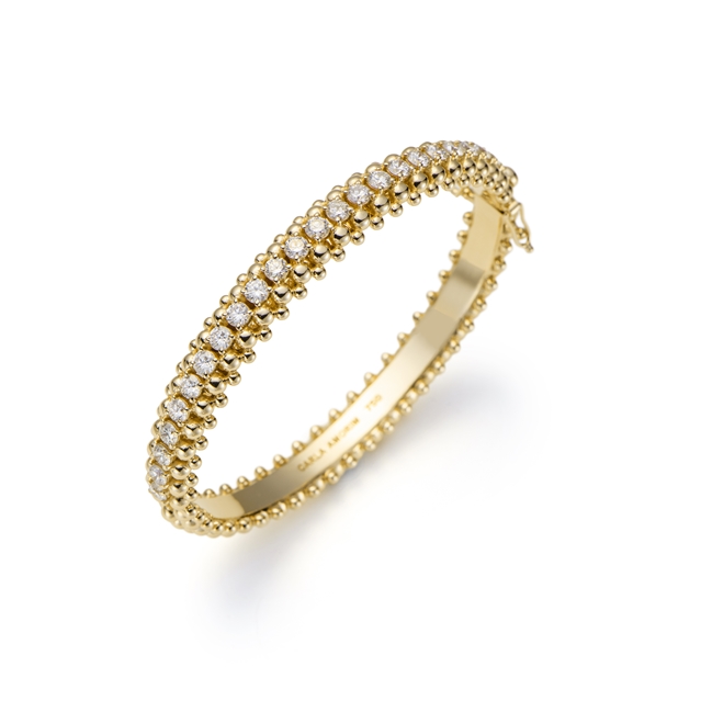 Pulseira Espuma Grossa com Diamantes