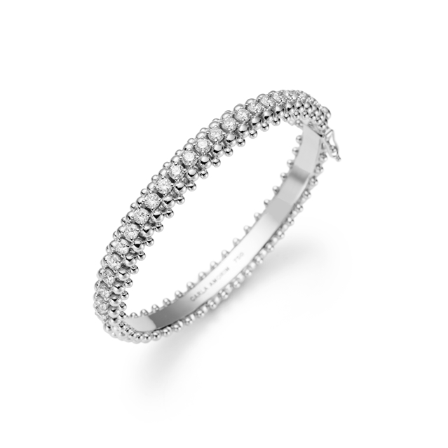 Pulseira Espuma Grossa com Diamantes