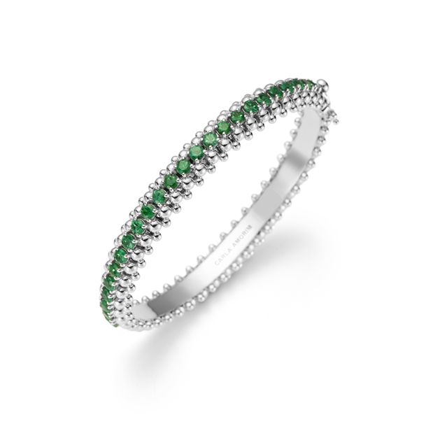 Pulseira Maré Alta espuma grossa Esmeralda