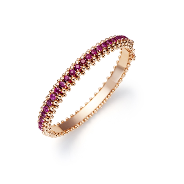 Pulseira Espuma Grossa com Rubis